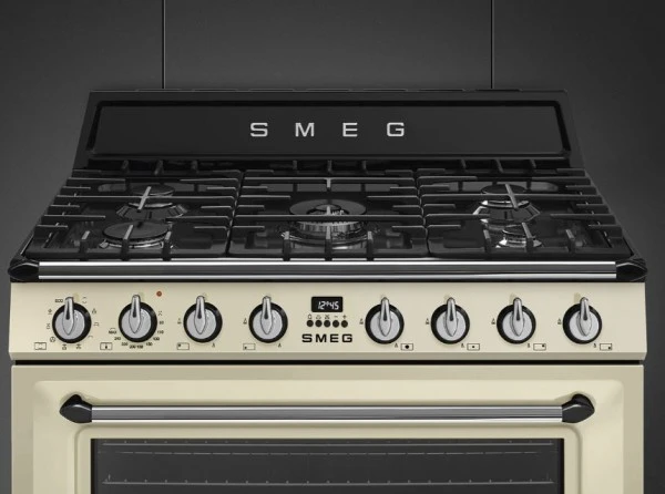 Smeg TR90P2 - Cocina Victoria Con Placa De Gas Natural Y Horno Eléctrico Color Crema 5 Smeg TR90P2 - Cocina Victoria Con Placa De Gas Natural Y Horno Eléctrico Color Crema - Imagen 5