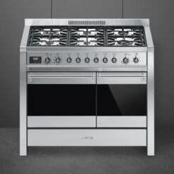 Smeg A2-81 - Cocina Gas Natural 6 Quemadores 2 Hornos Eléctricos Inox -Electrodomésticos Outlet Tienda A2 81 4 600px