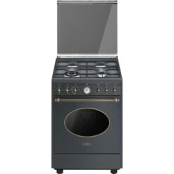 SMEG CO68GMA8 - Cocina 60×60 Cm Antracita