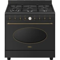 SMEG CO96GMA9 - Cocina 90×60 Cm Antracita
