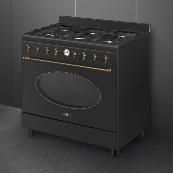 SMEG CO96GMA9 - Cocina 90×60 Cm Antracita 3 SMEG CO96GMA9 - Cocina 90×60 Cm Antracita - Imagen 3