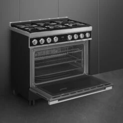 SMEG CPF9GMBL1 - Cocina 90×60 Cm Negro -Electrodomésticos Outlet Tienda CPF9GMBL1 4 600px