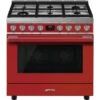 SMEG CPF9GMR1 - Cocina 90×60 Cm Rojo
