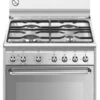Smeg CX60SV9 - Cocina De Gas Acero Inox 60 X 60 Cm Horno Eléctrico