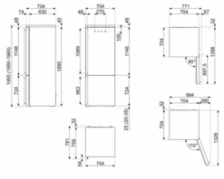 SMEG FA8005RAO5 - Frigorífico Combinado Libre Instalación -Electrodomésticos Outlet Tienda FA8005RAO5 600px