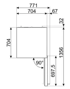 Smeg FA8005LPO5 - Frigorífico Combi Colonial Crema 195.5 X 70.4 X 70.4 Cm 12 Smeg FA8005LPO5 - Frigorífico Combi Colonial Crema 195.5 X 70.4 X 70.4 Cm -Electrodomésticos Outlet Tienda FA8005RPO5 12