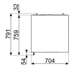 Smeg FA8005LPO5 - Frigorífico Combi Colonial Crema 195.5 X 70.4 X 70.4 Cm 11 Smeg FA8005LPO5 - Frigorífico Combi Colonial Crema 195.5 X 70.4 X 70.4 Cm -Electrodomésticos Outlet Tienda FA8005RPO5 14