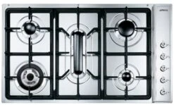 SMEG SE93SGH3 - Encimera De Cocción Gas Clásica Acero Inoxidable