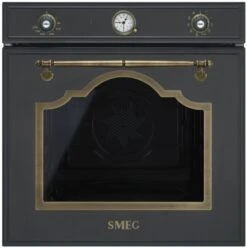 Smeg SF750AO - Horno Rústico Color Antracita 70 Litros Serie Cortina