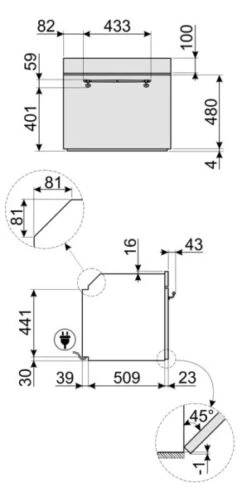 Smeg SF750AO - Horno Rústico Color Antracita 70 Litros Serie Cortina -Electrodomésticos Outlet Tienda SF750AO 05 600px