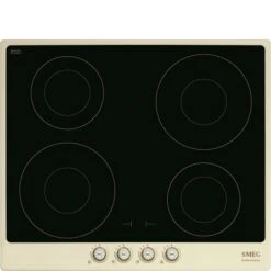 SMEG SI764POM - Encimera De Cocción Inducción Cortina Crema