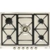 SMEG SR775PO - Encimera De Cocción Gas Cortina Crema