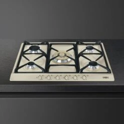 SMEG SR775PO - Encimera De Cocción Gas Cortina Crema -Electrodomésticos Outlet Tienda SR775PO 33 600px
