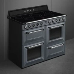 SMEG TR4110IGR2 - Cocina 110 × 60 Cm Gris Pizarra Placa De Inducción -Electrodomésticos Outlet Tienda TR4110IGR2 02 600px