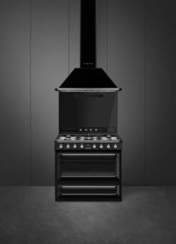 Smeg TR90BL2 - Cocina Línea Victoria En Color Negro 90x60cm 5 Fuegos De Gas -Electrodomésticos Outlet Tienda TR90BL2 1 600px