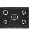 Encimera Smeg SR975NGH 70 Cm Gas Línea Victoria Negro 5 Zonas