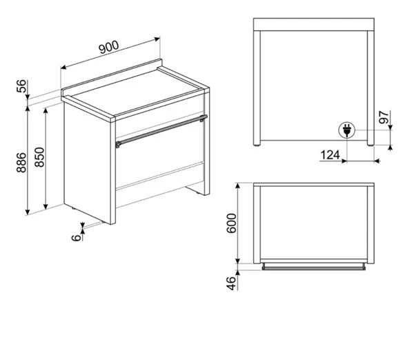 Smeg A1PYID-9 - Cocina Inox 90x60cm 5 Fuegos Inducción Horno A+ 3 Smeg A1PYID-9 - Cocina Inox 90x60cm 5 Fuegos Inducción Horno A+ - Imagen 3