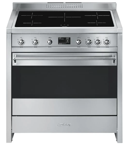 Smeg A1PYID-9 - Cocina Inox 90x60cm 5 Fuegos Inducción Horno A+ 1 Smeg A1PYID-9 - Cocina Inox 90x60cm 5 Fuegos Inducción Horno A+