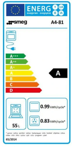 Smeg A4-81 - Cocina De Gas Natural 6 Zonas 2 Hornos Eléctricos Inox -Electrodomésticos Outlet Tienda smeg a4 81 cocina de gas natural 6 zonas 2 hornos electricos inox 0063317 600px