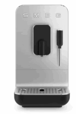 Smeg BCC02BLMEU - Cafetera Súper Automática Con Vapor 19 Bar Negra