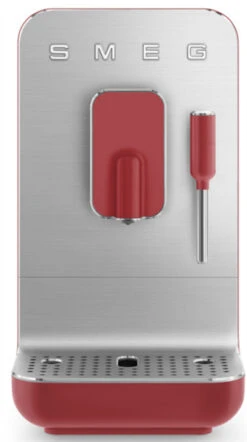Smeg BCC02RDMEU - Cafetera Súper Automática Con Vapor 19 Bar Roja
