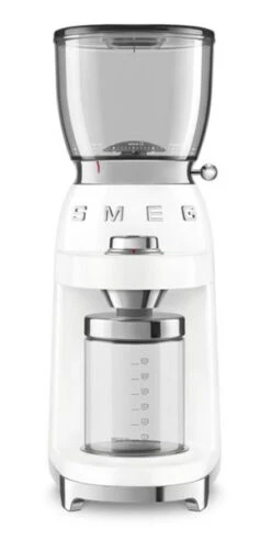 Smeg CGF01WHEU - Molinillo Café 25x46cm 50's Style Blanco