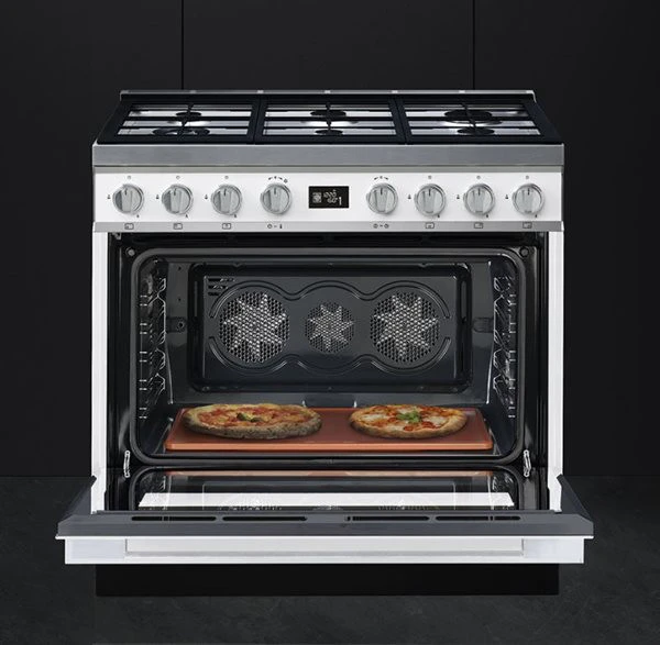 Smeg CPF9GMWH - Cocina Con Placa De Gas Y Horno Eléctrico Clase A+ Blanca 3 Smeg CPF9GMWH - Cocina Con Placa De Gas Y Horno Eléctrico Clase A+ Blanca - Imagen 3