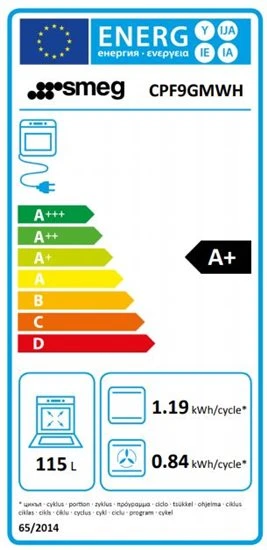 Smeg CPF9GMWH - Cocina Con Placa De Gas Y Horno Eléctrico Clase A+ Blanca 5 Smeg CPF9GMWH - Cocina Con Placa De Gas Y Horno Eléctrico Clase A+ Blanca - Imagen 5