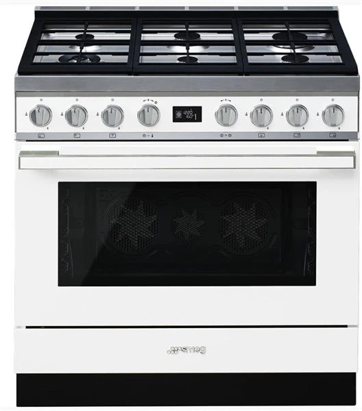 Smeg CPF9GMWH - Cocina Con Placa De Gas Y Horno Eléctrico Clase A+ Blanca 1 Smeg CPF9GMWH - Cocina Con Placa De Gas Y Horno Eléctrico Clase A+ Blanca