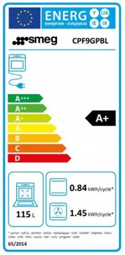 Smeg CPF9GPBL - Cocina Con PLaca De Gas Y Horno Eléctrico Clase A+ Negra -Electrodomésticos Outlet Tienda smeg cpf9gpbl cocina con placa de gas y horno electrico clase a negra 0028583