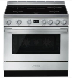 Smeg CPF9IPX - Cocina Con Placa De Inducción Y Horno Pirolítico Clase A+ Inox