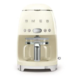 Smeg DCF02CREU - Cafetera De Goteo 50 Style En Color Crema Para 1,4 Litros