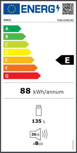 Smeg FAB10HRBL5 - Frigorífico 1 Puerta 97 X 54,5 Cm 50's Style Negro E -Electrodomésticos Outlet Tienda smeg fab10hrbl5 frigorifico 1 puerta 97 x 54 5 cm 50 s style negro e 0047113 600px