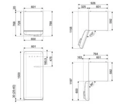 Smeg FAB28LCR5 - Frigorífico 1 Puerta 150x60 Cm Clase D Color Crema -Electrodomésticos Outlet Tienda smeg fab28lcr5 frigorifico 1 puerta 150x60 cm clase d color crema 0059307 600px