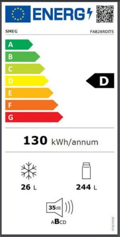 Smeg FAB28LOR5- Frigorífico 1 Puerta 1,53 X 60,1cm 50's Style Naranja D -Electrodomésticos Outlet Tienda smeg fab28lor5 frigorifico 1 puerta 1 53 x 60 1cm 50 s style naranja d 0045847 600px