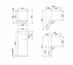Smeg FAB28LWH5 - Frigorífico 1 Puerta 150x60 Cm Clase D Blanco -Electrodomésticos Outlet Tienda smeg fab28lwh5 frigorifico 1 puerta 150x60 cm clase a blanco 0042390