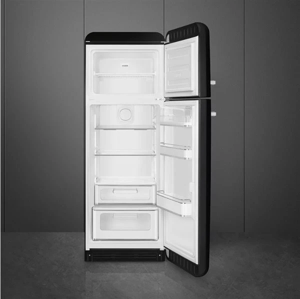 Smeg FAB30RBL5 - Frigorífico 2 Puertas 172x60cm 50's Style Negro D 2 Smeg FAB30RBL5 - Frigorífico 2 Puertas 172x60cm 50's Style Negro D - Imagen 2