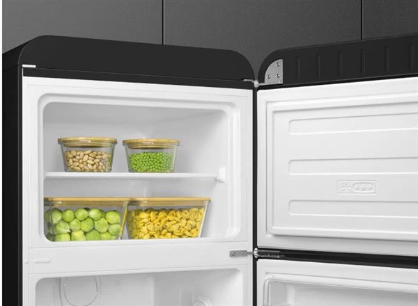Smeg FAB30RBL5 - Frigorífico 2 Puertas 172x60cm 50's Style Negro D 4 Smeg FAB30RBL5 - Frigorífico 2 Puertas 172x60cm 50's Style Negro D - Imagen 4