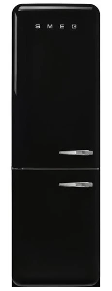 Smeg FAB32LBL5 - Frigorífico Combi 196,8x60,1cm 50's Style Clase D Negro