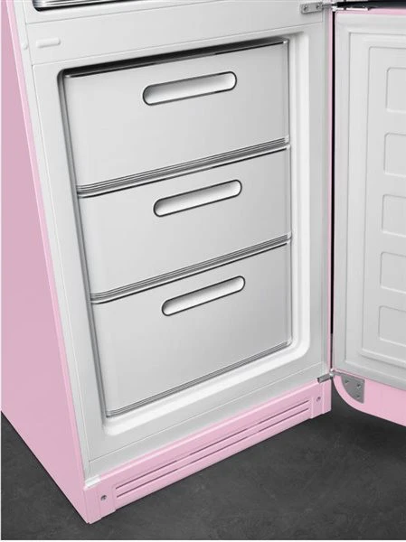 Smeg FAB32RPK5 - Frigorífico 196,8x60,1cm 50's Style Rosa Clase D 4 Smeg FAB32RPK5 - Frigorífico 196,8x60,1cm 50's Style Rosa Clase D - Imagen 4