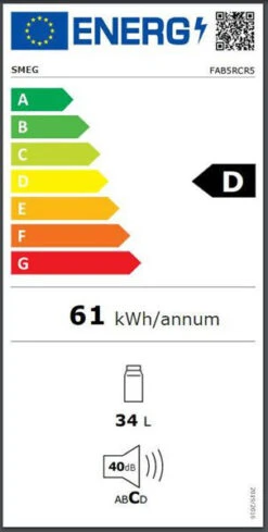 Smeg FAB5RDGO5 - Frigorífico 1 Puerta 72,5 X 40,4 Cm 50's Style Oro D -Electrodomésticos Outlet Tienda smeg fab5rdgo5 frigorifico 1 puerta 72 5 x 40 4 cm 50 s style oro d 0046023 600px