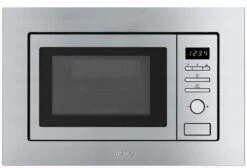 Smeg FMI017X - Microondas Integrable 19 Litros Grill Quick Start Inox