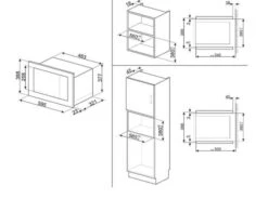 Smeg FMI020X - Microondas Integrable Con Grill 1000W 21 Litros Inox -Electrodomésticos Outlet Tienda smeg fmi020x microondas integrable con grill 1000w 21 litros inox 0023994