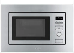 Smeg FMI020X - Microondas Integrable Con Grill 1000W 21 Litros Inox
