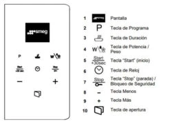 Smeg FMI120B2 - Microondas Integrado 20L Con Grill 1000W Cristal Blanco -Electrodomésticos Outlet Tienda smeg fmi120b2 microondas integrado 20l con grill 1000w cristal blanco 0044890 600px