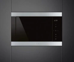 Smeg FMI325X - Microondas Integrable 26 Litros Grill Quick Start Negro -Electrodomésticos Outlet Tienda smeg fmi325x microondas integrable 26 litros grill quick start negro 0028854 600px