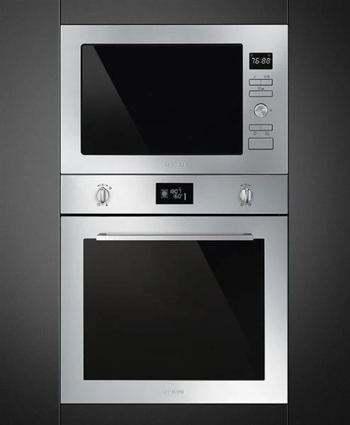 Smeg FMI425X - Microondas Integrable 25 Litros Grill QuickStart Cristal Negro 3 Smeg FMI425X - Microondas Integrable 25 Litros Grill QuickStart Cristal Negro - Imagen 3