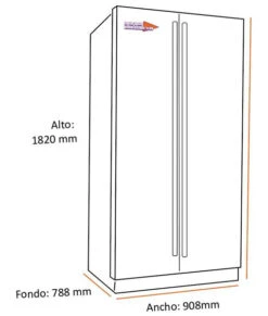 Smeg FQ60BDF - Frigorífico Americano Total NoFrost 182x90,8cm F Blanco -Electrodomésticos Outlet Tienda smeg fq60bdf frigorifico americano total nofrost 182x90 8cm f blanco 0054997 600px