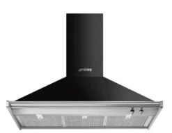 Smeg KD100HNE - Campana Decorativa 100cm Clase A+ Negro