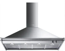 Smeg KD120HXE - Campana 120cm Estética Clásica Clase A+ Acero Inox
